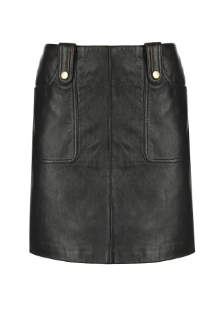 кожаная женская юбка gonna pelle  фотография