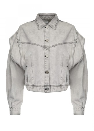 куртка джинсовая женская  - куртки и пуховики gaelle paris 