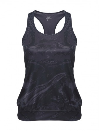 майка женская для фитнеса liquid loose cuff racerback  - женская одежда casall 