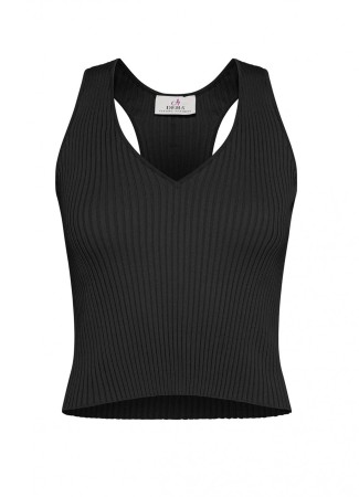 майка женская knitted v-neck top  фотография