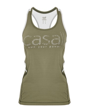 майка женская logo power tank  - женская одежда casall 