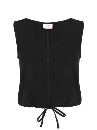 майка женская tech nylon logo trim top  - женская одежда deha 