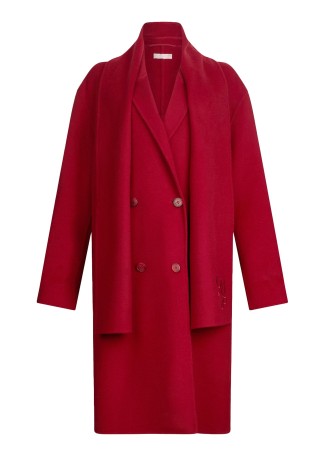 пальто в комплекте с шарфом женское lusso discreto  - пальто