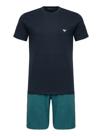 пижама футболка+шорты men's knit pyjama e - мужская одежда emporio armani underwear 
