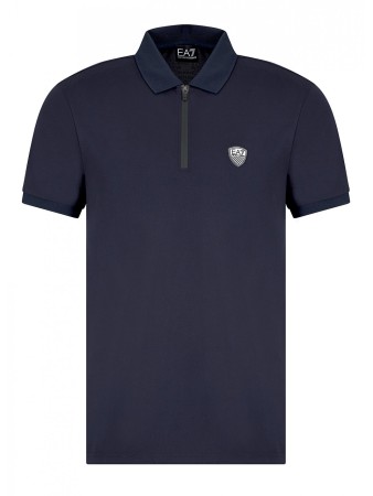 поло мужское polo shirt ea7 - поло синие 