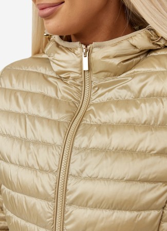 пуховик женский carrie  - куртки и пуховики золотые 