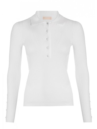 пуловер-поло женский  - женские джемперы, свитеры и кардиганы с вырезом 