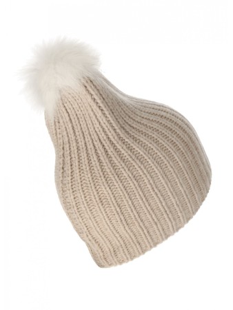 шапка женская cmere pon pon hat  - женские аксессуары с логотипом 