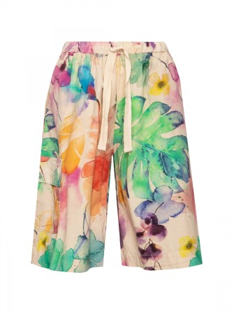 шорты женские allover cargo bermuda  фотография