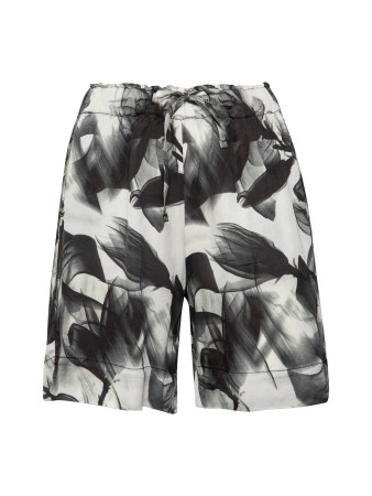 шорты женские allover satin shorts  фотография