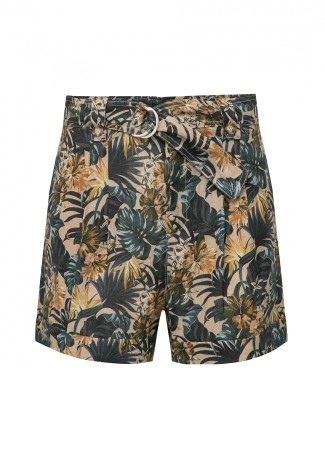 шорты женские short lino stampato  - женская одежда мультиколор 