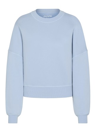 свитшот женский ambra  - женские толстовки и свитшоты с вырезом 