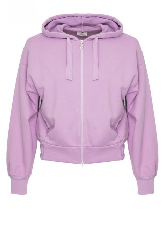 толстовка женская felpa glam con zip  фотография