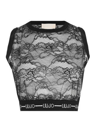 топ кружевной женский lace  - женская одежда итальянская 