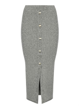 юбка женская миди с люрексом  фотография