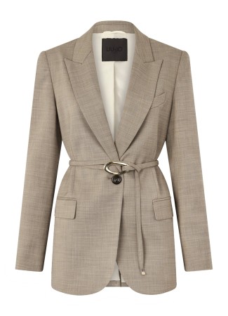 жакет женский giacca cinturata  - женская одежда liu jo 