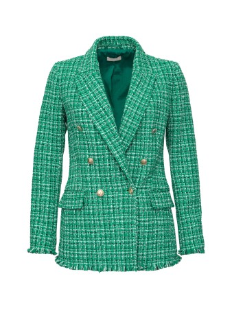 жакет женский giacca lunga  - женская одежда двубортная 