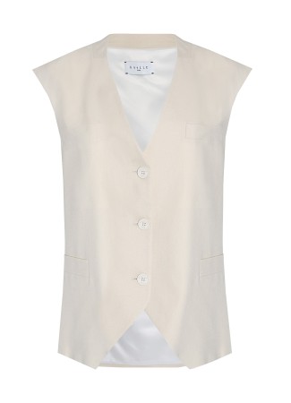 жилет женский  - жилеты с вырезом 