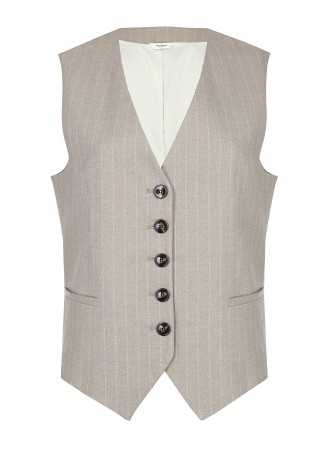 жилет женский  - жилеты в полоску 