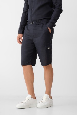 бермуды  - мужские шорты льняные 