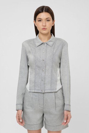 блейзер  с эластичными вставками фотография