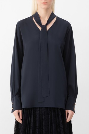 блуза  - женские блузы на завязках 