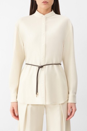 блуза  - женская одежда из натуральной кожи 