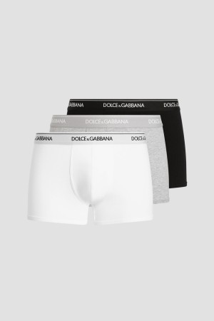 боксеры (комплект 3 шт) dolce&gabbana из коллекции dna - мужское нижнее белье из полиэстера 