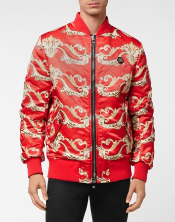 бомбер  - мужские бомберы красные 