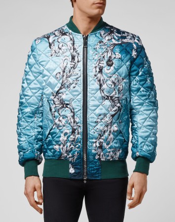 бомбер  - мужские куртки бирюзовые 