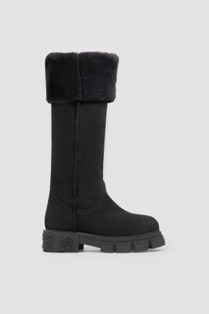 ботинки  - женская обувь из овчины 