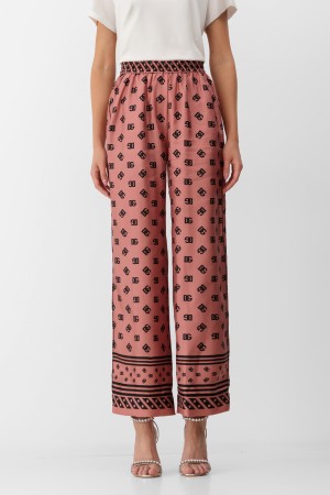 брюки dolce&gabbana модель из коллекции dna - женские брюки в горошек 