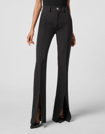 брюки клеш  - женские брюки с принтом 