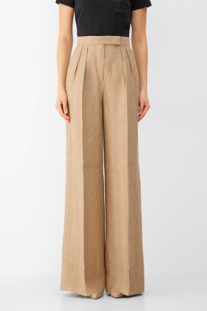 брюки maxmara - женские брюки длинные 