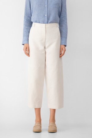 брюки maxmara - женские брюки укороченные 