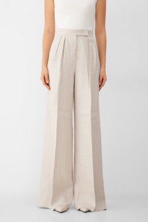 брюки maxmara - женские брюки длинные 