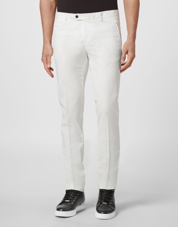 брюки прямые  - мужские брюки с баской 