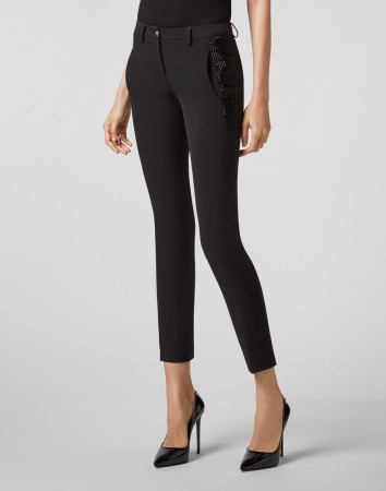 брюки прямые  - женские брюки с принтом 