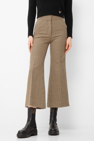 брюки  расклешенные - женские брюки шерстяные 