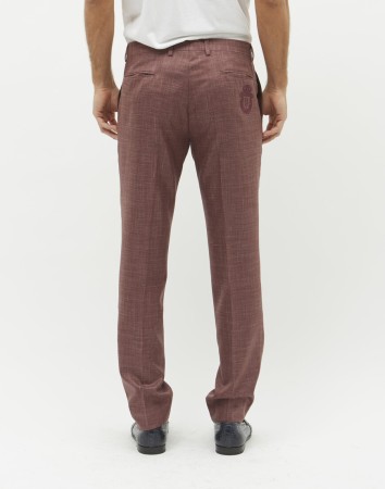 брюки зауженные  - мужская одежда красная 