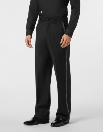 брюки  - мужские брюки с баской 