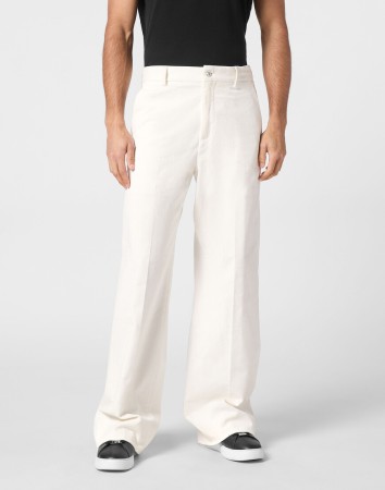 брюки  - мужские брюки с баской 