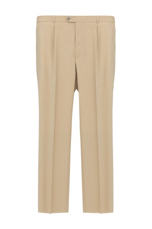 брюки  - мужские брюки бежевые 