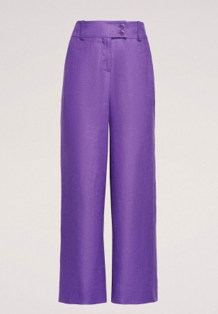 брюки  - женская одежда фиолетовая 