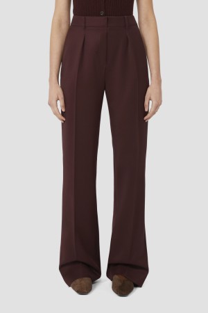 брюки  - брюки бордовые 