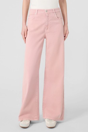 брюки  - женские брюки розовые 