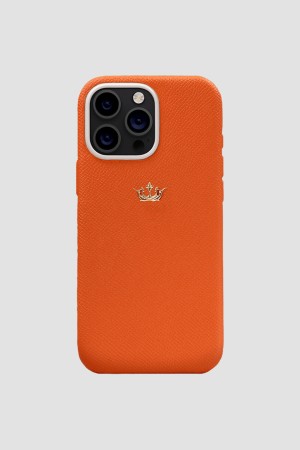 чехол  для iphone 16 pro max модель fine orange - сумки и рюкзаки оранжевые 