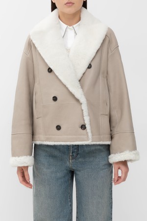 дубленка  - женская верхняя одежда brunello cucinelli 