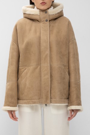 дубленка  - женская верхняя одежда brunello cucinelli 