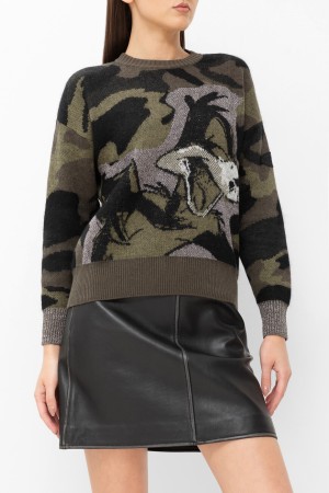 джемпер  - женская одежда камуфляжная 